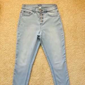 White Washed High Waisted Jeggings